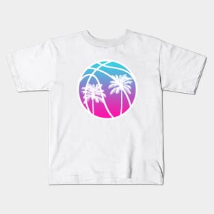 Miami Vice Basketball - White Kids T-Shirt